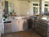 Small Stainless Steel Outdoor Kitchen