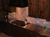 Stainless Countertops with cook top
